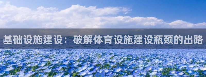 意昂4官网：基础设施建设：破解体育设施建设瓶颈的出路